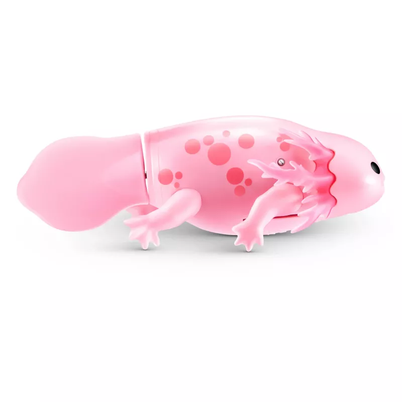 Minkštas žaislas Zuru Pets Alive Swimming Axolotls pliušinis aksolotlis, žaislinio katino dydis, modelis 9556UQ1