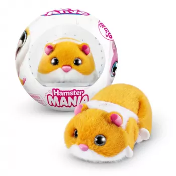 Interaktyvus žaislinis žiurkėnas Zuru Pets Alive Hamster Mania – baterijomis varomas žaislas, nuo 3 metų