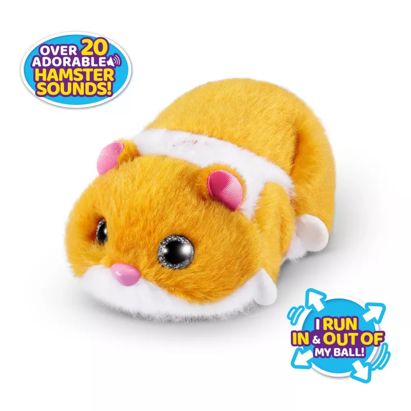 Interaktyvus žaislinis žiurkėnas Zuru Pets Alive Hamster Mania – baterijomis varomas žaislas, nuo 3 metų