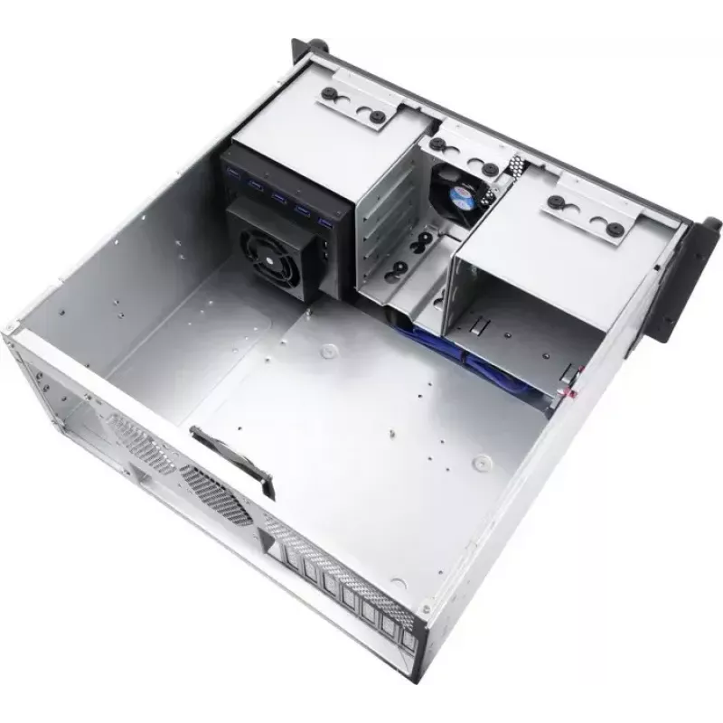 Korpusas SILVERSTONE SST-RM41-H08 8-jų lizdų 1U serverio dėklas