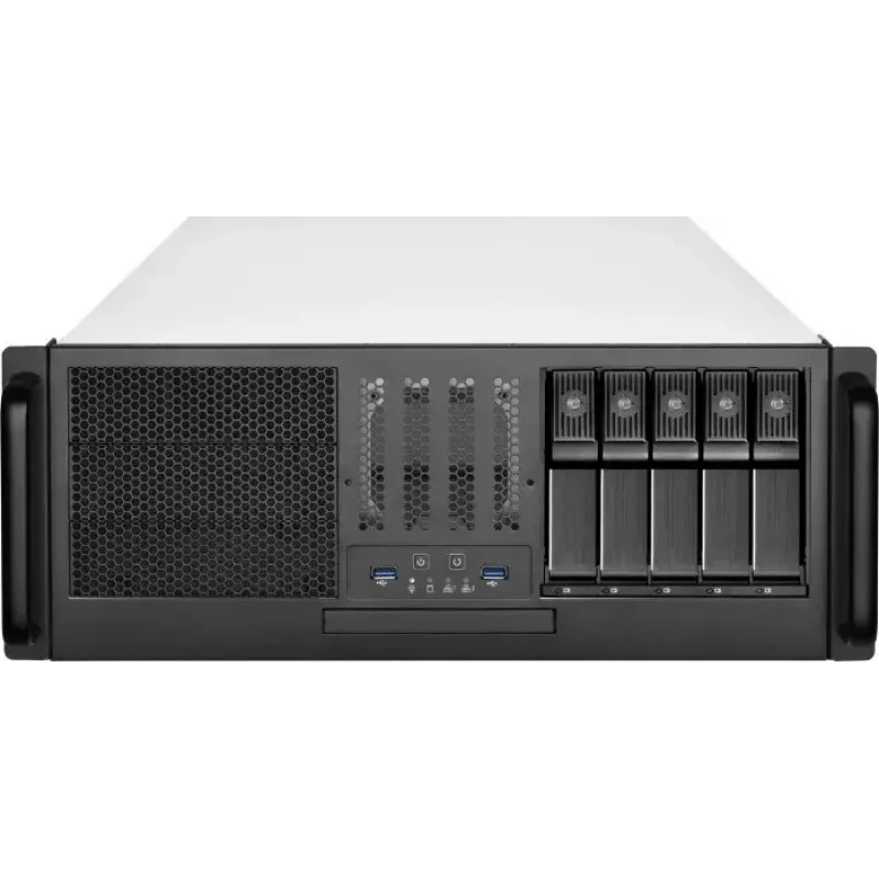 Korpusas SILVERSTONE SST-RM41-H08 8-jų lizdų 1U serverio dėklas