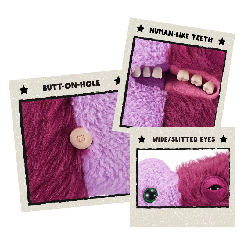 Minkštas žaislas Zuru Fuggler Misfit Monsters 9 colių – asortimentas, vienetinis