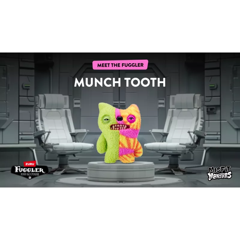 Minkštas žaislas Zuru Fuggler Misfit Monsters 9 colių – asortimentas, vienetinis