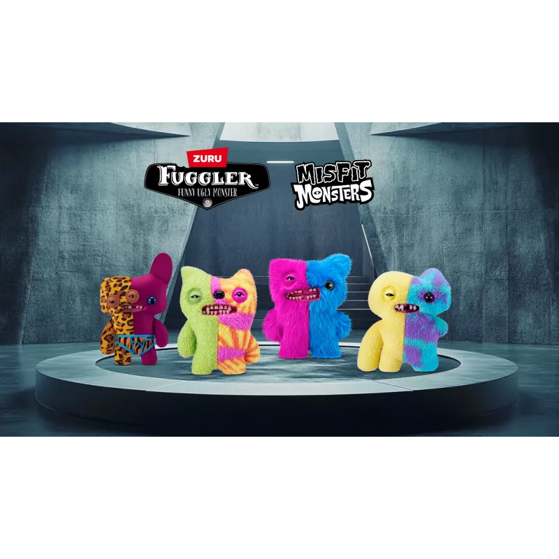 Minkštas žaislas Zuru Fuggler Misfit Monsters 9 colių – asortimentas, vienetinis