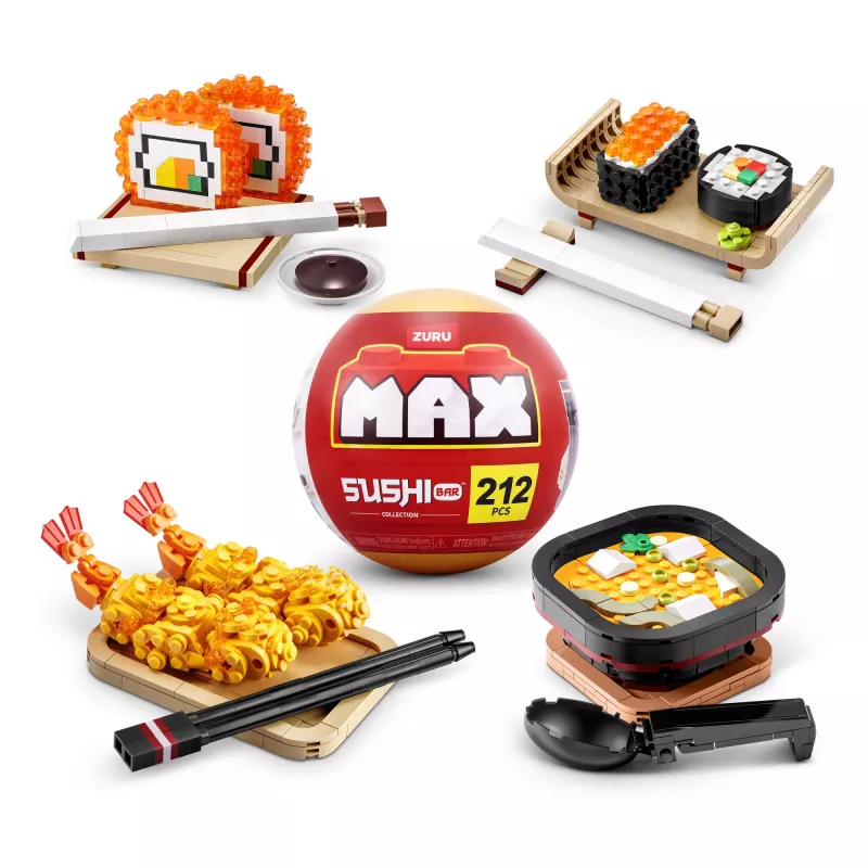 MAX Premium Bricks Sushi Bar rinkinys kolekcijai pagal ZURU