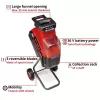 Sodo smulkintuvas Einhell REDAXXO 36/25, svoris 10,5 kg