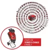 Sodo smulkintuvas Einhell REDAXXO 36/25, svoris 10,5 kg
