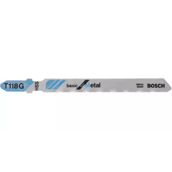Pjūklelio ašmenys Bosch T 118 G Basic Metal 2608631674