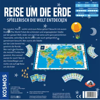 Kosmos Reise um die Erde Spielerisch die Welt entdecken – kelioninis nuotykių žaidimas