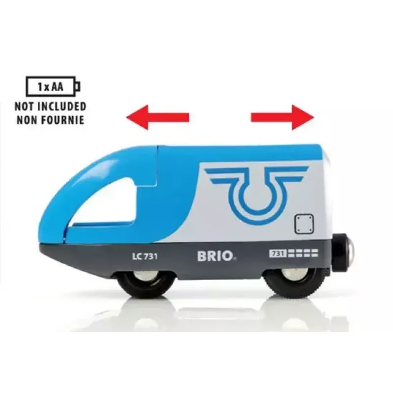 BRIO 33506 žaislinės transporto priemonės bėgių aksesuarai – 3 vnt., įvairiaspalviai, AAA baterija