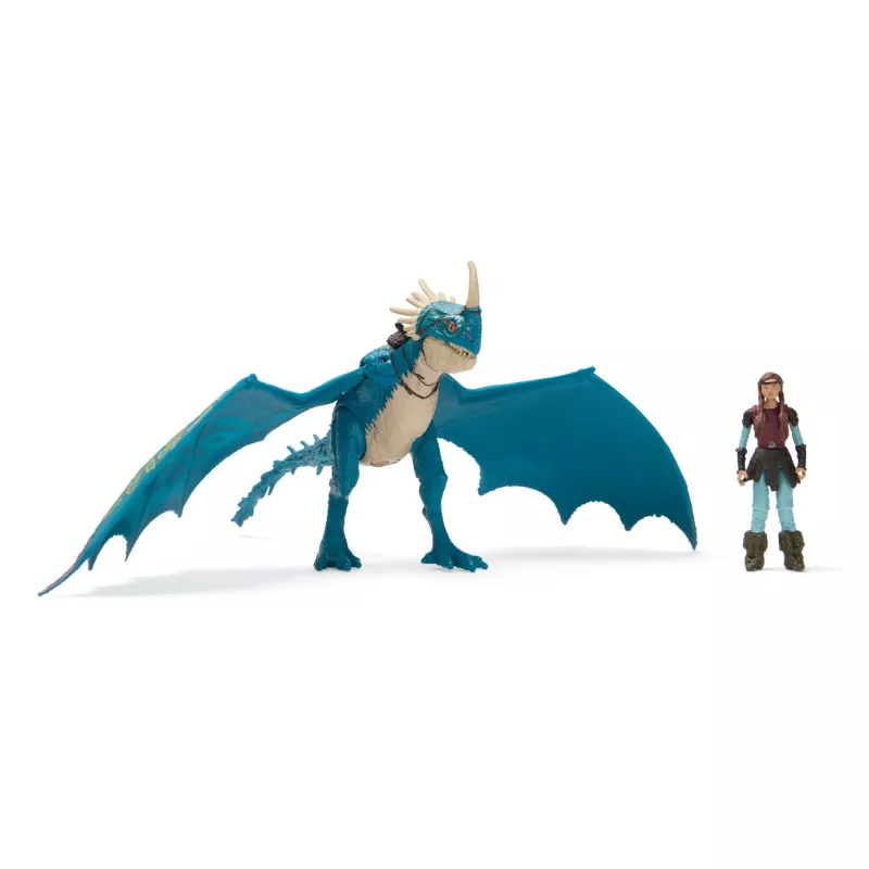 DreamWorks Dragons – Kaip prisijaukinti slibiną, Deadly Nadder ir Astrid, vikingų duetas veiksmo figūrėlės, žaislai berniukams nuo 4 metų