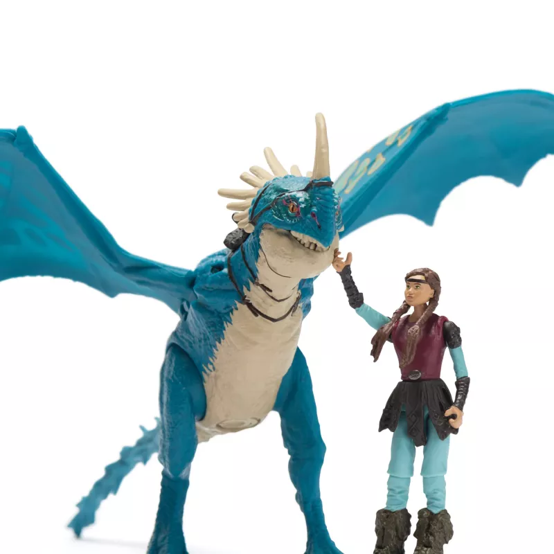 DreamWorks Dragons – Kaip prisijaukinti slibiną, Deadly Nadder ir Astrid, vikingų duetas veiksmo figūrėlės, žaislai berniukams nuo 4 metų