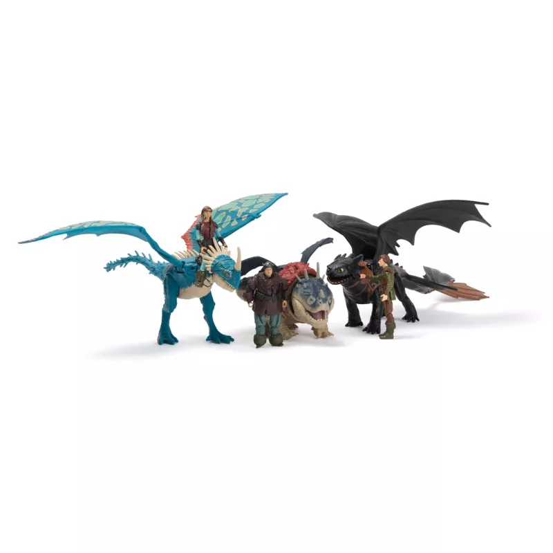 DreamWorks Dragons – Kaip prisijaukinti slibiną, Deadly Nadder ir Astrid, vikingų duetas veiksmo figūrėlės, žaislai berniukams nuo 4 metų