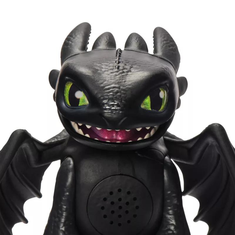 Interaktyvi mini Bezdantė figūrėlė Spinmaster – Kaip prisijaukinti slibiną, garso efektai, modelis 6074239