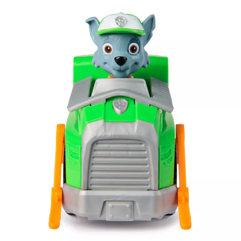 PAW Patrol Rocky šiukšliavežis su figūrėle, žaislinis automobilis