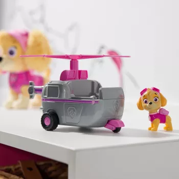 PAW Patrol žaislinis sraigtasparnis su Skye figūrėle