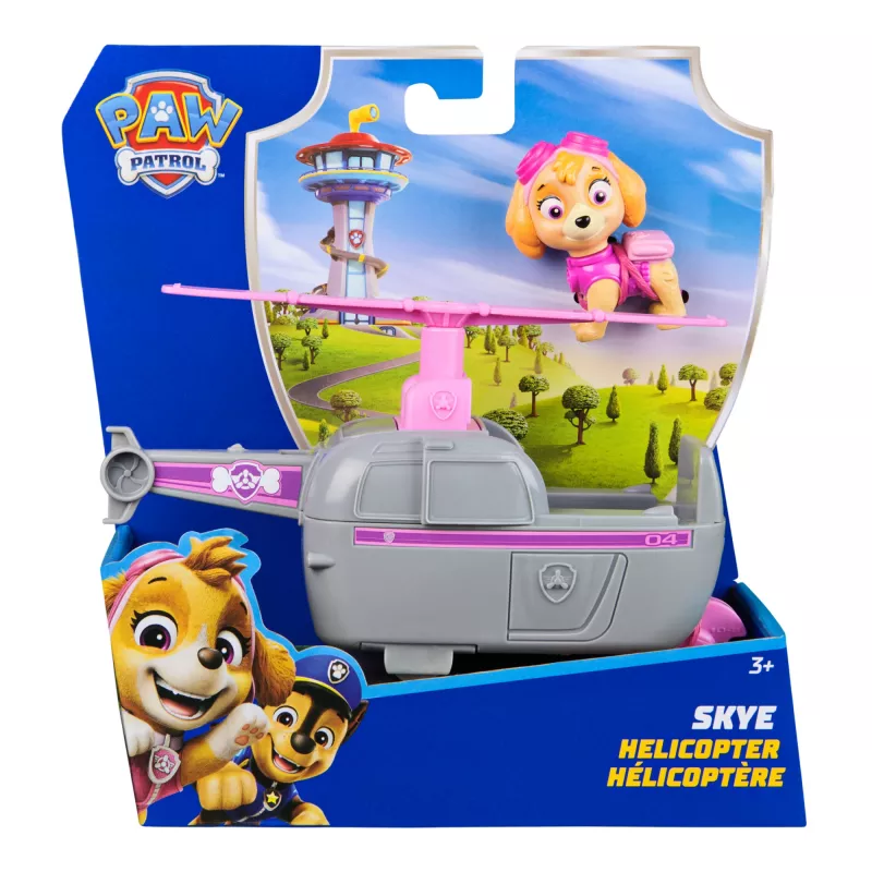 PAW Patrol žaislinis sraigtasparnis su Skye figūrėle