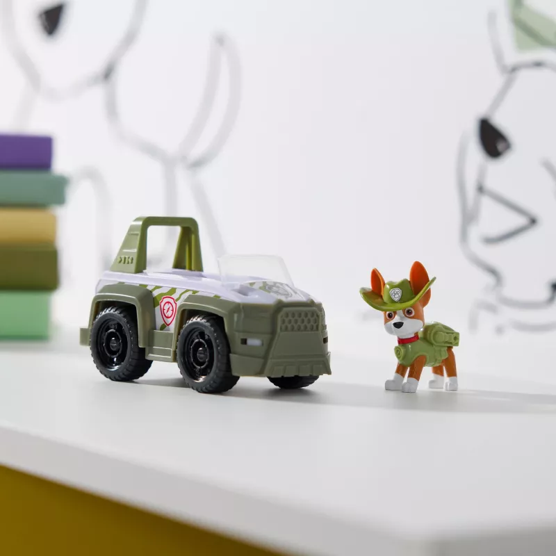 PAW Patrol Tracker džiunglių gelbėjimo automobilis, žalias plastikas