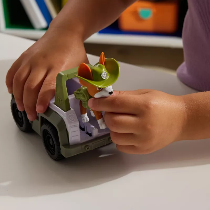 PAW Patrol Tracker džiunglių gelbėjimo automobilis, žalias plastikas