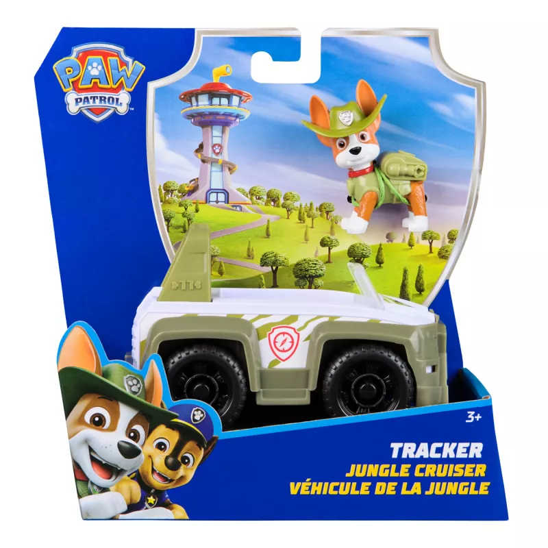 PAW Patrol Tracker džiunglių gelbėjimo automobilis, žalias plastikas
