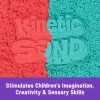 Vaikų kinetinio smėlio rinkinys Spinmaster Mold n’ Flow 1,5 svaro raudona ir žalsvai mėlyna su 3 įrankiais (nuo 3 metų)