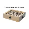 Medinė labirinto lentelė Ravensburger BRIO Labyrinth Boards, juoda, 273×228×9 mm, nuo 6 m.