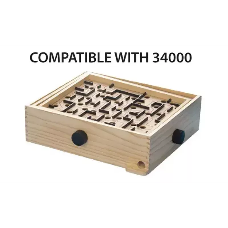 Medinė labirinto lentelė Ravensburger BRIO Labyrinth Boards, juoda, 273×228×9 mm, nuo 6 m.