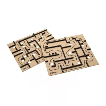 Medinė labirinto lentelė Ravensburger BRIO Labyrinth Boards, juoda, 273×228×9 mm, nuo 6 m.