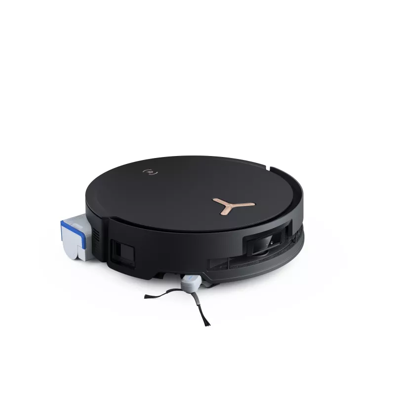 Robotas dulkių siurblys Ecovacs Deebot X8 Pro Omni, juodas, dulkių maišelis 0,22 L, veikimo laikas 145 min, Li-Ion 6400 mAh