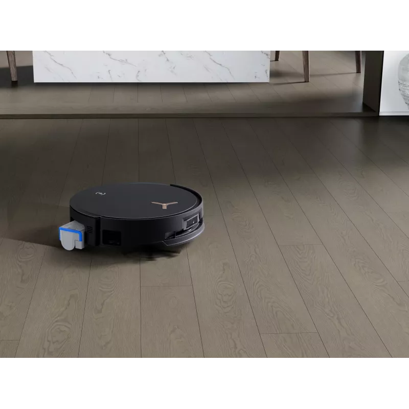 Robotas dulkių siurblys Ecovacs Deebot X8 Pro Omni, juodas, dulkių maišelis 0,22 L, veikimo laikas 145 min, Li-Ion 6400 mAh