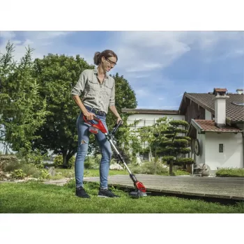 Belaidis vejapjovės ir žoliapjovės rinkinys EINHELL GE-CM 18/30 + GE-CT 18, raudonas/juodas, Li-ion 4,0 Ah
