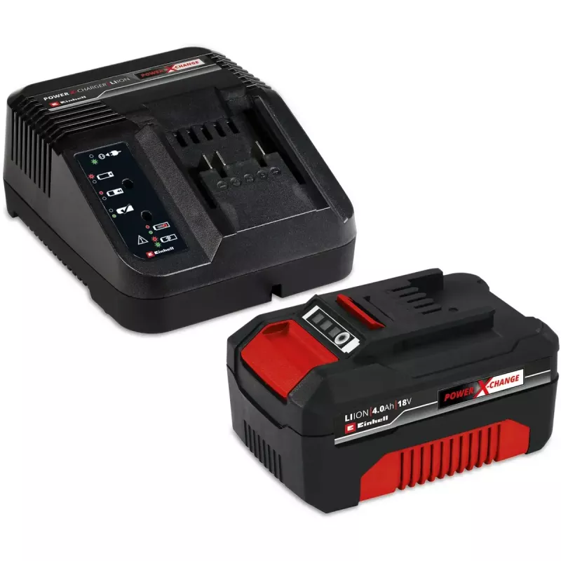 Belaidis vejapjovės ir žoliapjovės rinkinys EINHELL GE-CM 18/30 + GE-CT 18, raudonas/juodas, Li-ion 4,0 Ah