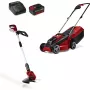 Belaidis vejapjovės ir žoliapjovės rinkinys EINHELL GE-CM 18/30 + GE-CT 18, raudonas/juodas, Li-ion 4,0 Ah