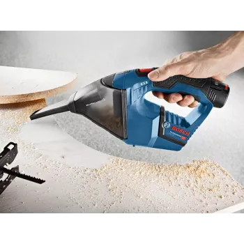 Bosch GAS 12V nešiojamasis dulkių siurblys, juoda, mėlyna, be maišelio