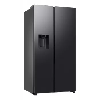 Samsung RS80F64KEF šaldytuvas šalia šaldiklio, laisvai pastatomas, 640 L, juodas