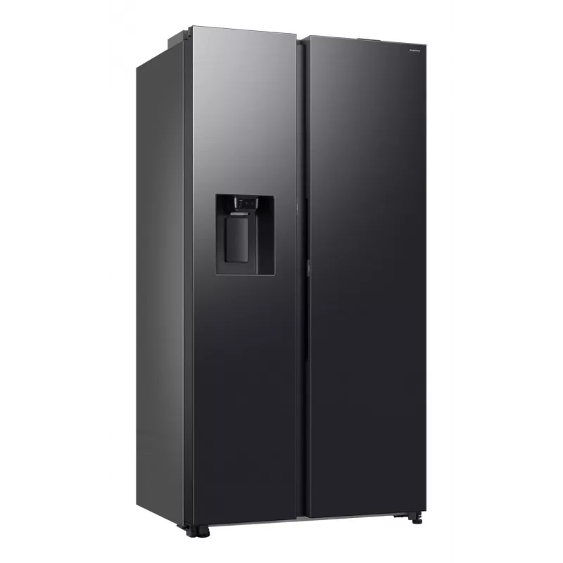 Samsung RS80F64KEF šaldytuvas šalia šaldiklio, laisvai pastatomas, 640 L, juodas