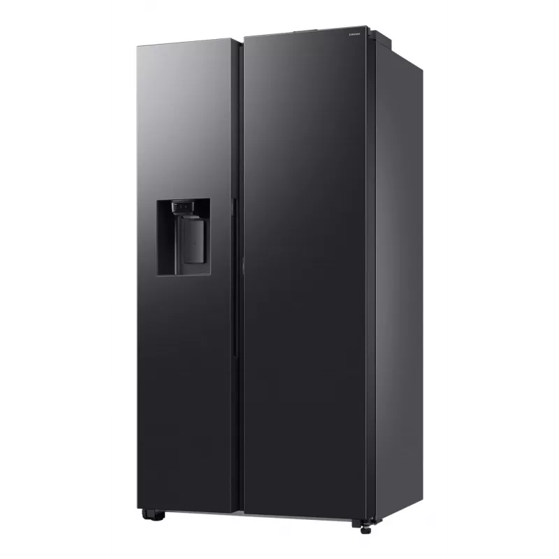 Samsung RS80F64KEF šaldytuvas šalia šaldiklio, laisvai pastatomas, 640 L, juodas