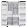 Samsung RS80F64KEF šaldytuvas šalia šaldiklio, laisvai pastatomas, 640 L, juodas