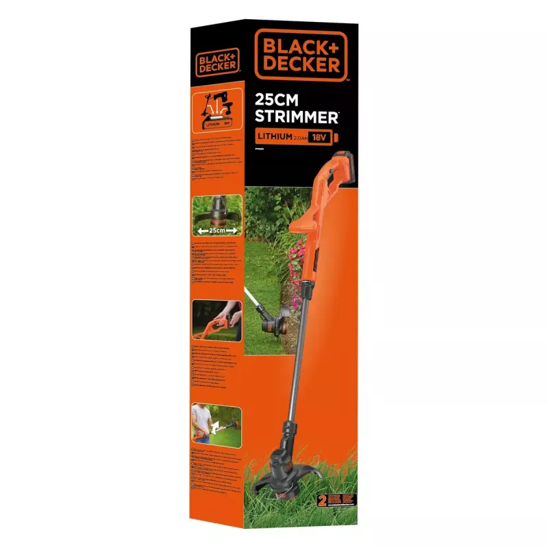 Žoliapjovė Black & Decker ST182320-QW 18V ličio jonų 1,6 mm