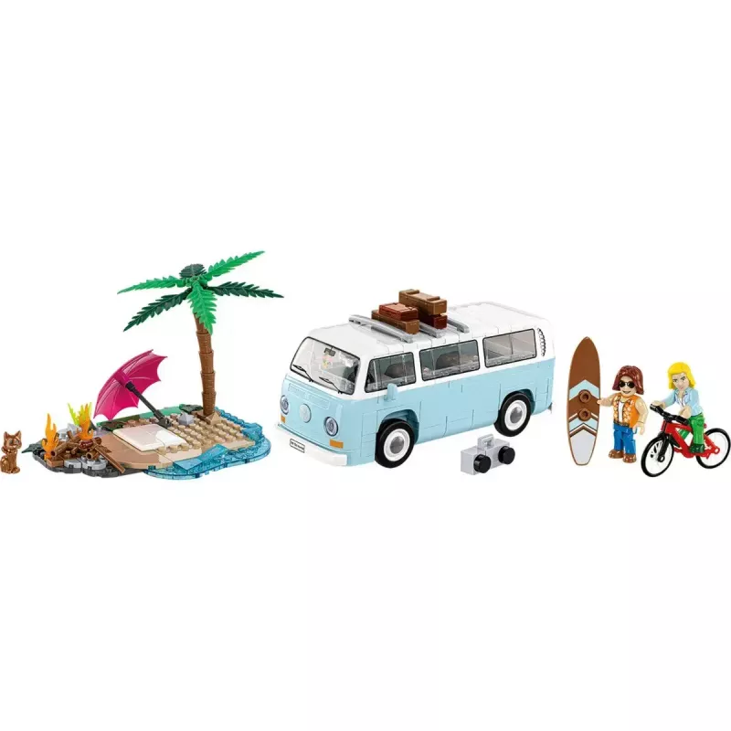 Konstruktorius Cobi Volkswagen T2a mastelis 1:35 modelio rinkinys – kolekcinis plytelių rinkinys