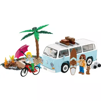 Konstruktorius Cobi Volkswagen T2a mastelis 1:35 modelio rinkinys – kolekcinis plytelių rinkinys