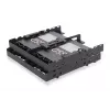 Kreiptuvas 5,25 inch 4x 2,5 inch SATA HDD/SSD Icy Dock MB344SP
