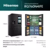 Šaldytuvas Hisense RQ760N4IFE – laisvai pastatomas, daugiaduris, 577 L talpa, juodas