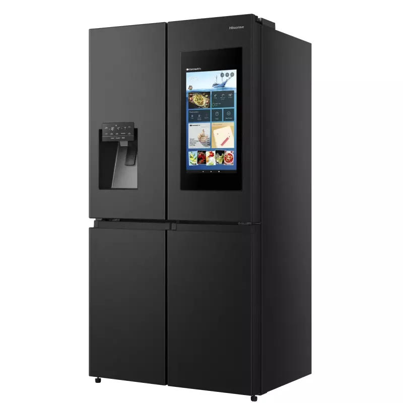 Šaldytuvas Hisense RQ760N4IFE – laisvai pastatomas, daugiaduris, 577 L talpa, juodas