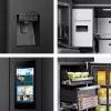 Šaldytuvas Hisense RQ760N4IFE – laisvai pastatomas, daugiaduris, 577 L talpa, juodas