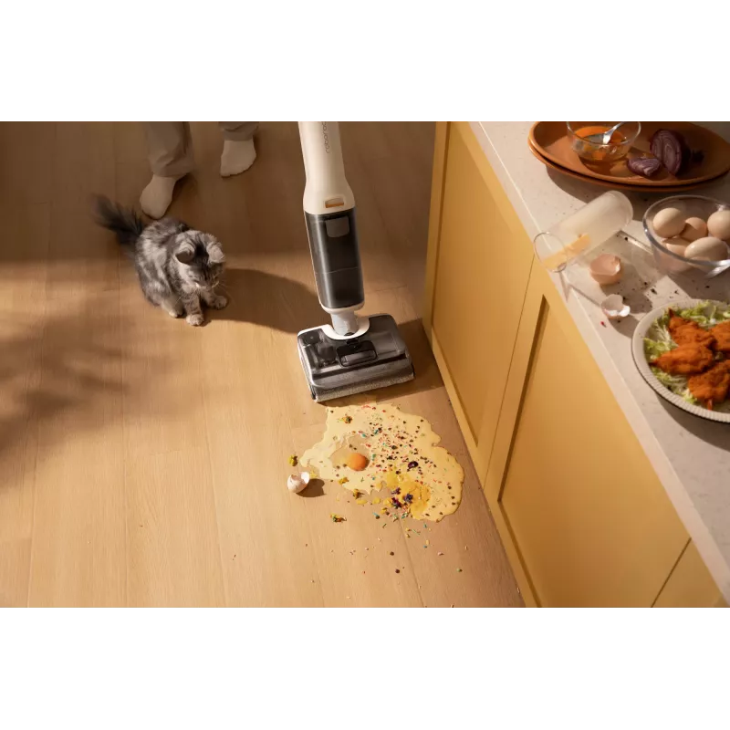 Roborock F25 RT belaidis siurblys šlapiam ir sausam valymui, 2,5 Ah, baltas