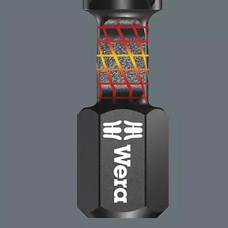 Wera 05057684001 antgalių rinkinys su Impaktor technologija, 9 vnt., 25 mm