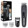 Braun BodyGroomer 5 BG5340 kūno kirpimo mašinėlė su SkinShield technologija ir 2 antgaliais