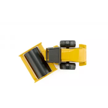 Siku MAN sunkvežimis su kelio volu, modelis 1:87, metalas, plastikas, raudona, geltona