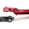 Siku MAN sunkvežimis su kelio volu, modelis 1:87, metalas, plastikas, raudona, geltona